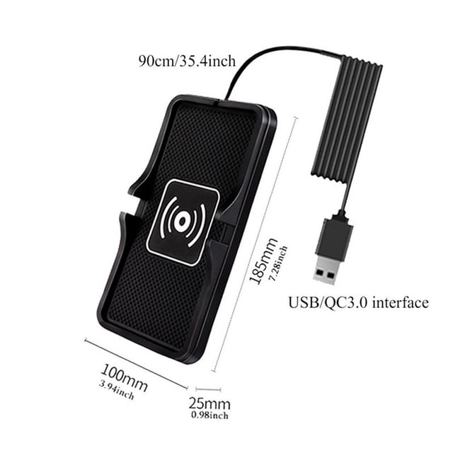Yimiti Fast Wireless Phone Charger For Car Auto Fast Charging Suv Wireless Car Charge--Usb