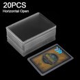 thumbnail image 1 of PVC Transparent Card Holder Bus Business Case Bank Credit ID Cards Protective Cover Photographic Albums Photocard Clear Sleeve Horizontal 20PCS, 1 of 6