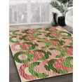 thumbnail image 3 of Ahgly Company Tapis d'Intérieur Lavables en Machine Rectangle Rouge Châtaignier de Transition, 8' x 10', 3 of 7
