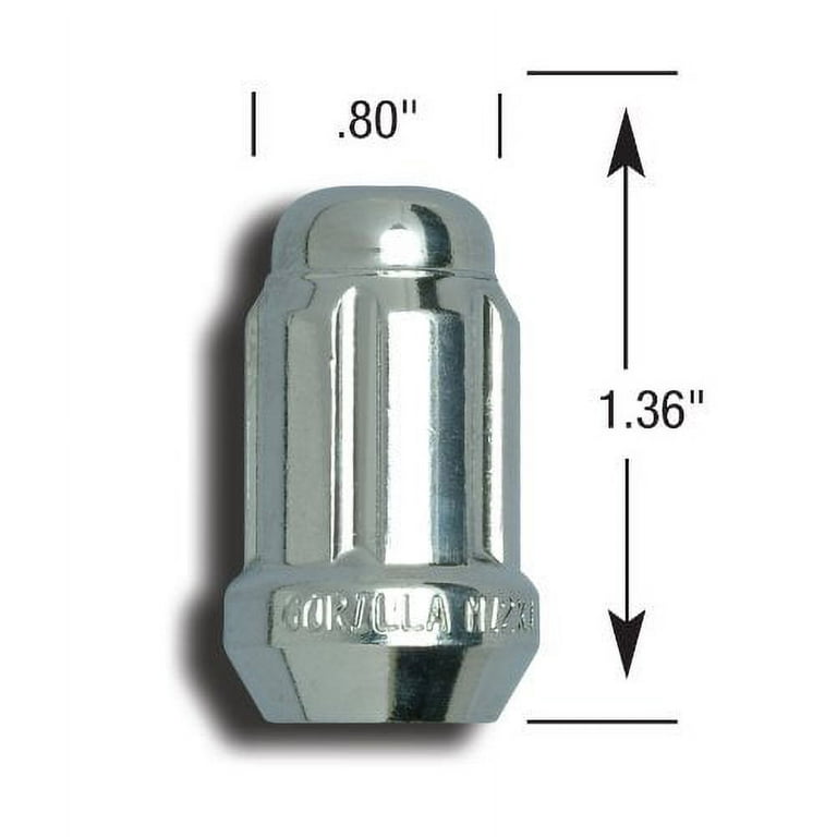 Gorilla Lug Nuts Short Mag 12mm x 1.50 (4pk) Gorilla Lug Nuts Short Mag 12mm x 1.50 (4pk)