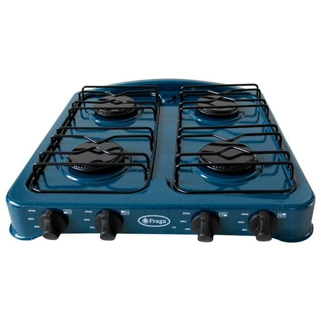 Parrilla Fraga P707 A Gas 4 Quemadores Porcelanizada azul 1 Fraga P707