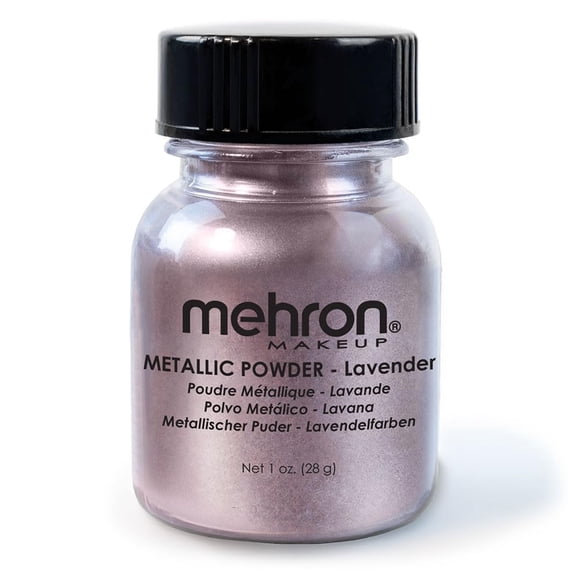 Polvo metálico Mehron Makeup Metallic Chrome 28g Lavanda