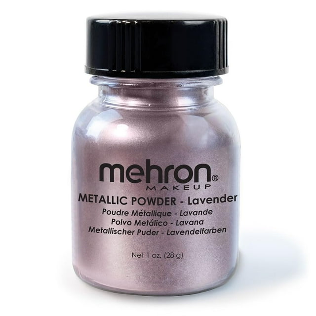 Polvo metálico Mehron Makeup Metallic Chrome 28g Lavanda