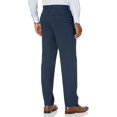 thumbnail image 2 of Haggar Mens Premium Comfort Straight Fit Flat Front Dress Pant 30W x 30L Blue, 2 of 4