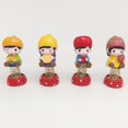 thumbnail image 2 of 4 piezas Mini figuras de estilo de fruta decoración del hogar adorno de juguete estatuil de resina regalo Zulema Decoraciones para el hogar de automóviles, 2 of 8