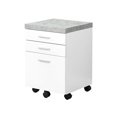 thumbnail image 1 of Classeur Monarch Specialties en blanc, 1 of 3