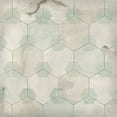 thumbnail image 2 of Vess, June Erica 12x12 White Modern Wood Framed Museum Art Print Titled - Hexagon Tile III, 2 of 4