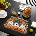 thumbnail image 6 of Evil Pumpkin Witch Bat Spider Spooky Halloween Placemats Set of 4 Autumn Halloween Place Mats Washable Anti-Skid Table Mats for Wedding Restaurant & Camping, 6 of 6