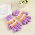 thumbnail image 1 of Winter New Ladies Fingerless Knitted Warm Half Finger Wool Gloves, 1 of 8