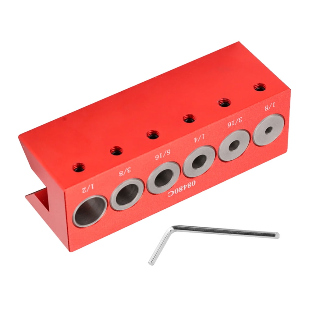 Vertical Pocket Hole Jig Woodworking Drilling Locator Wood Dowelling Centering Drill Guide Hole Puncher