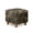 Camo Forest Pine Cone Print, variant on SCRAWLGOD Maple Leaf Print Brown Beige Ottoman Cover Square, Square Stretch Ottoman Slipcovers Soft Storage Foot Rest Cover with Elastic Bottom, Machine Washable