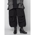 thumbnail image 2 of Pantalones de pierna ancha con bolsillos para mujer, ropa de abrigo informal, Color sólido, moda urbana, diseño de Europa y América, primavera y otoño, 2024, 2 of 5