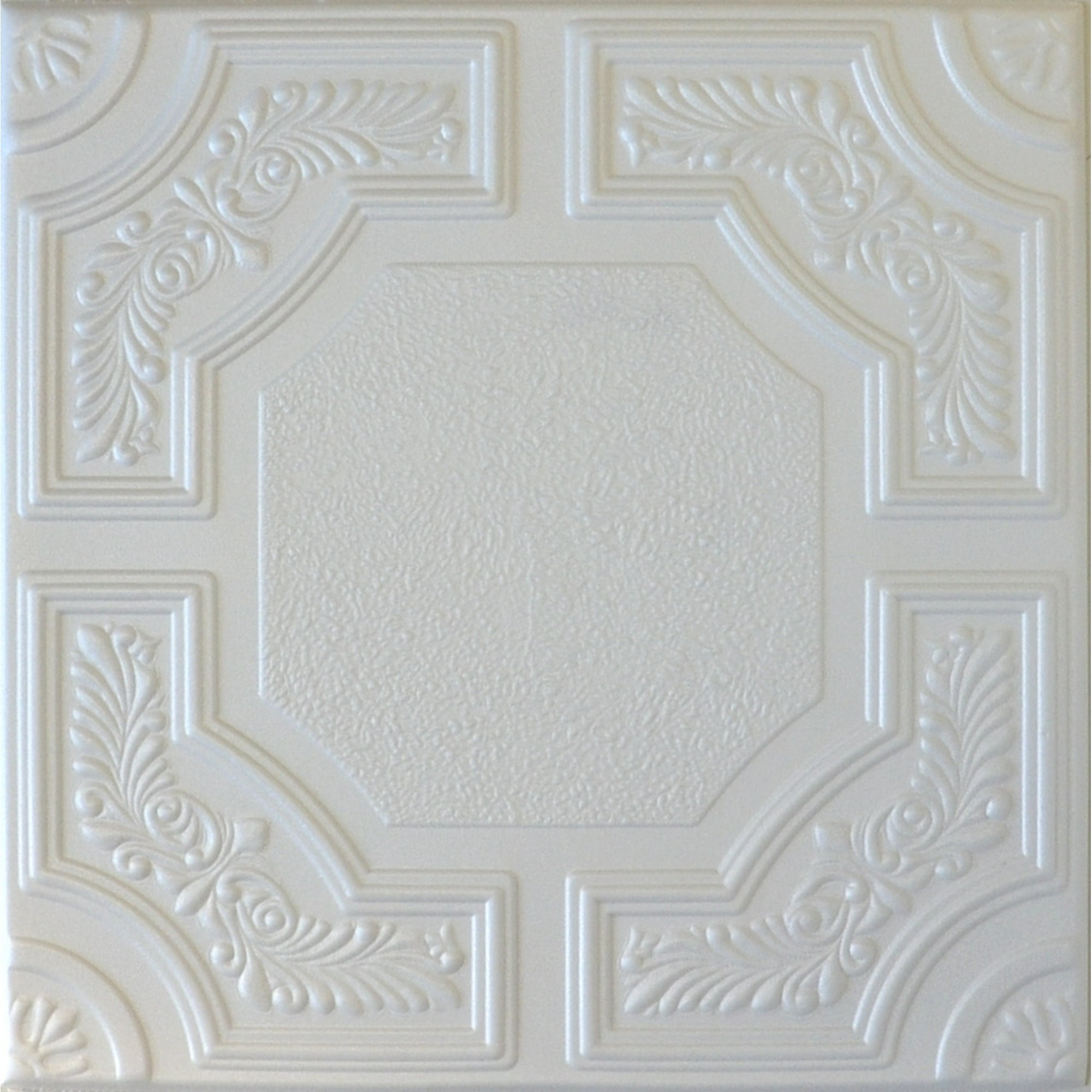 Styro Pro Polystyrene Decorative Ceiling Tiles 8 Pack