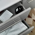 thumbnail image 5 of Fresca Lucera 36" Wall Hung Undermount Sink Bathroom Vanity - Left in Gray, 5 of 7