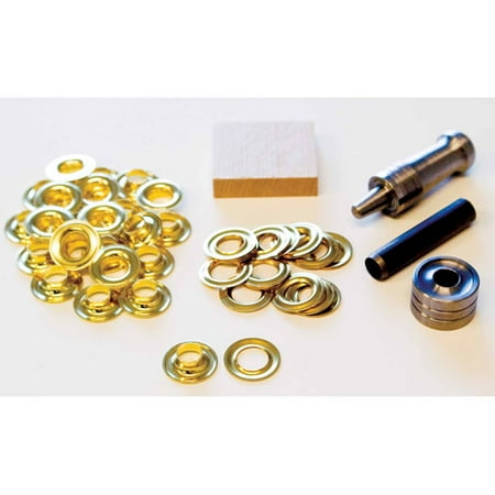 Handi Grommet - Lord and Hodge Inc. #2 Brass Handi-Grommet Kits 24 Count
