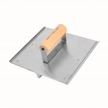 Kraft Tools CF040 8 X8 Stainless Steel Hand Seamer-Groover 3/8 R 5/8 D w/Wood Handle