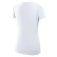 thumbnail image 3 of Women's G-III 4Her by Carl Banks  White Las Vegas Raiders Super-Slim Fit Lightweight Collage Team V-Neck T-Shirt, 3 of 3