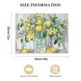 thumbnail image 3 of Nawypu  Watercolor Lemons In Mason Jar Landscape Canvas Wall Art Print, Farmhouse Citrus Floral Bouquet Painting, Lemons and Limes Artwork, 3 of 6
