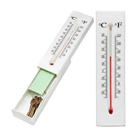 Btomtd Fake Thermograph Safe Box Decorative Hidden Compartment Storage for Key Cash Indoor Outdoor Use 6.3 (White)