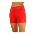 thumbnail image 2 of Short Deportivo Mujer, Chico/Mediano, Short de Licra para Mujer de Algodón, Rojo Red Baboon Modelo Spart, Shorts Deportivos para Mujer Licra Flexible., 2 of 6
