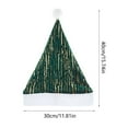 thumbnail image 3 of CuiLiyq Christmas Hats, Santa Claus Festive Headwear, for XMas Parties, Office Events Family Gatherings Party Costume Supplies (Green), 3 of 6