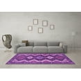thumbnail image 3 of Ahgly Company Indoor Round Persian Purple Traditional Area Rugs, 8' Round, 3 of 4