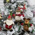 thumbnail image 4 of Navidad De Peluche Adornos Santa Muñeco De Nieve Elk Árbol De Navidad Adornos Colgantes Decoración De Navidad Sweethay HA040445-02, 4 of 5