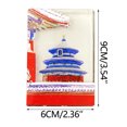 thumbnail image 3 of Apmemiss Clearance Tian Tan Snow Souvenir Magnetic Pendant Flowing Sand Refrigerator Sticker, 3 of 9