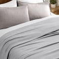 thumbnail image 7 of Bare Home Waffle Blanket - 100% Cotton - Lightweight & Breathable - King/Cal King, Light Gray, 7 of 7