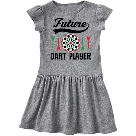 

Inktastic Future Dart Player Game Gift Toddler Girl Dress