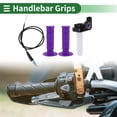 thumbnail image 2 of Kit de Cubierta de Empuñaduras de Manillar de Caucho 7/8" 22mm 15/16" 24mm para Motocicleta Scooter Bicicleta ATV Púrpura 1 Juego, 2 of 7