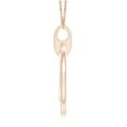 thumbnail image 2 of ANGARA Natural Diamond Double Circle Pendant in 14K Rose Gold for Women (Size-1.25mm| Color-I-J| Clarity-I1-I2) | April Birthstone, Anniversary, Jewelry Gift for Women | Natural Diamond Necklace, 2 of 8