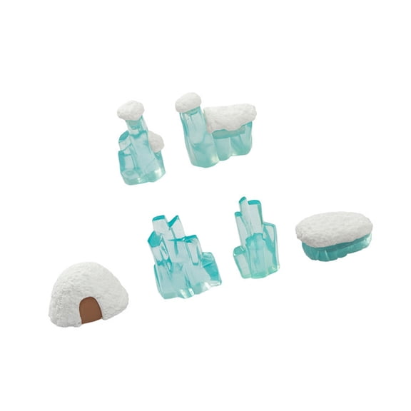 Zeiwohndc Realistic Penguins Polars Bear Action Model Iceberg Polars Animals Figurines