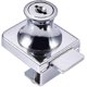 thumbnail image 2 of Glass door lock,Chrome steel lock,glass screen lock,5-8mm drill bit with 2 keys, 2 of 4