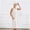 White, variant on Women's Sleeveless Terry Towel Bath Wrap Dress, Quick Dry Absorbent Shower Robe with Pocket Gray Free Size