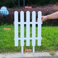 thumbnail image 1 of Valla de plástico, valla de jardinería, valla marrón blanca, valla de PVC para patio, proyecto de valla de parque, valla verde comunitaria, 1 of 6