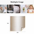 thumbnail image 4 of Beige White Ombre Cloth Napkins, Modern Gradient Abstract Art Washable and Reusable Dinner Napkins Set of 4, Table Napkin for Kitchen Party Birthday Wedding Hotel Housewarming 20"x20", 4 of 8