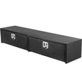 thumbnail image 2 of 72x16x13 In Steel Truck Bed Tool Box - Trailer Tongue Storage Chest Weatherproof Quick-Access Organizer for Pickup RV and Trailer Black, 2 of 9