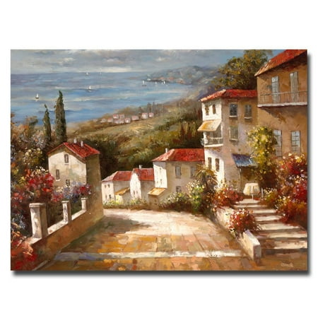 - Home in Tuscany Artwork by Joval, 14 by 19-Inch Canvas Wall Art, 35x47 By Trademark ART From USA