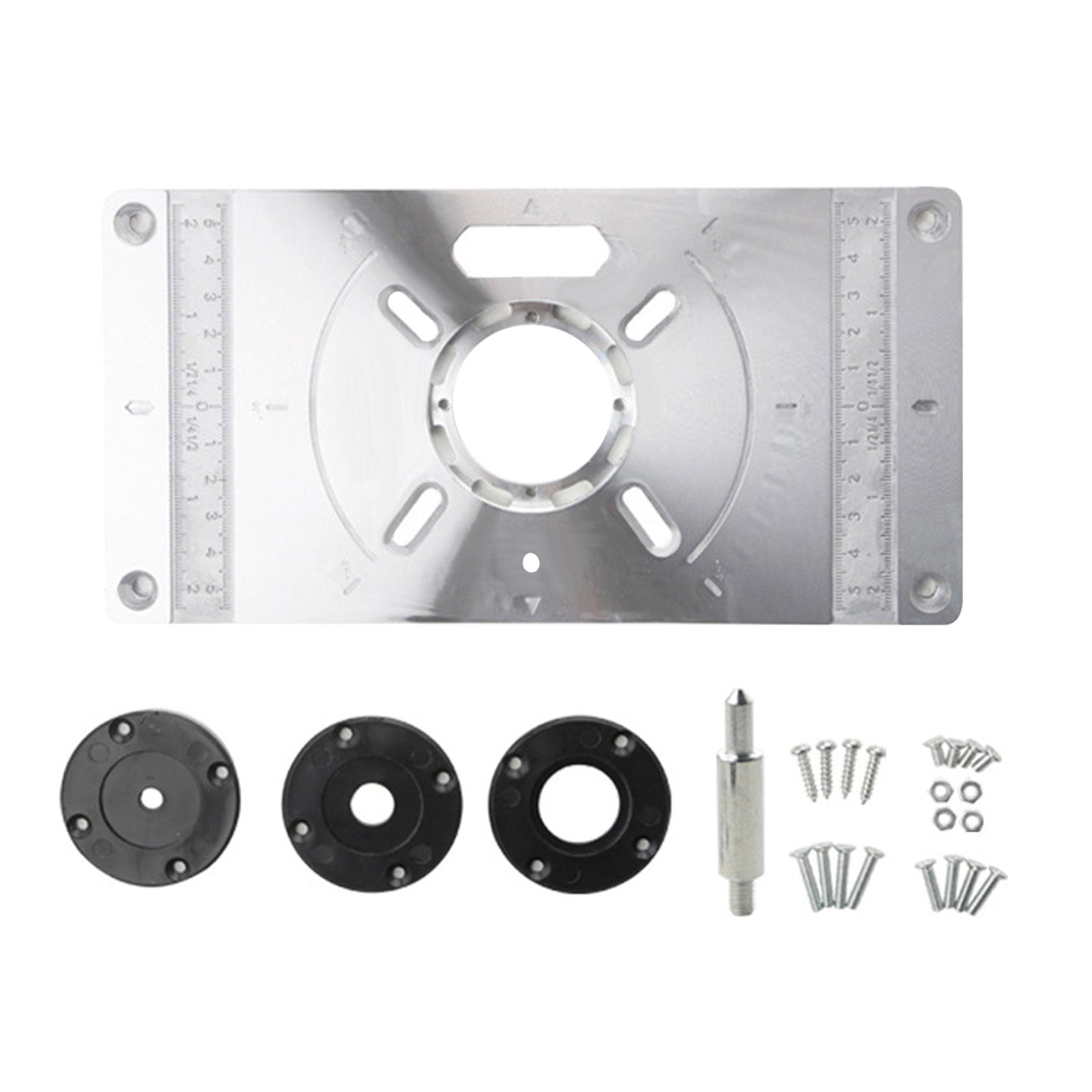 Efficient Woodworking Router Table Insert Plate For Trimming Milling Tasks Home Workshops and Studios Easy Installation