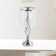 thumbnail image 5 of Elegante portavelas Centro de Candelabro Vela cónica Adorno de cristal Estatua Portavelas para la decoración del hotel de escritorio , Plata Pequeño Fernando Porta vela, 5 of 7
