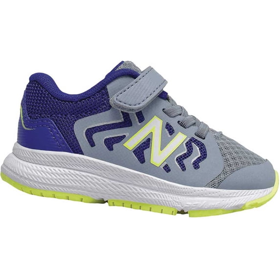 New Balance Kid's 519 V2 Alternative Closure Running Shoe Infant (0-12 Months) 2 Wide Infant Reflection/Marine Blue/Lemon Slush