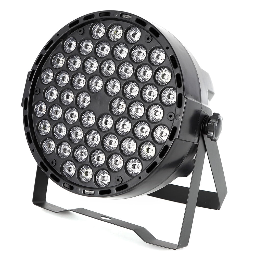 8Pcs LED Stage Lighting 54X3W RGBW Flat Par Can Lamp DJ Disco Party Lights DMX Sound Activated Stage Effect Light for Dance Music Festival Wedding Home Uplighting