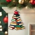 thumbnail image 7 of WEGFTDUOP Christmas Decoration Book Tree Shaped Wall Decoration Wall Hanging Door Hanging Festive Decorations Christmas Indoor Outdoor Ornaments, 7 of 7