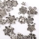 thumbnail image 2 of Colgantes antiguos Hugo Colgantes Hechos Mixtos de Plata antigua, 2 of 6