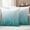 Auqa Blue, variant on Turquoise Geometric Outdoor Waterproof Pillow Covers, Modern White Stripe Distortion Art Decorative Rectangle Throw Pillowcase Sofa Cushion Sham for Patio/Couch/Chair, 20"x12" 2 Pack