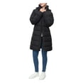 thumbnail image 5 of Rokka&Rolla Women's Insulated Long Winter Coat Fleece Hood Parka Jacket, 5 of 12