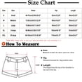 thumbnail image 3 of RYRJJ Bermuda Shorts for Women Summer High Waisted Trendy Chino Shorts Plus Size Casual Straight Leg Pull On Flat Front Shorts(White,M), 3 of 8