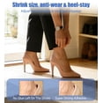 thumbnail image 3 of MasterMo Protectores de Talón con Almohadilla, 4 Pares, Beige y Negro, 3 of 7