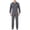 Grey, variant on TOPTIE Coverall for Men Long Sleeve, Mechanic Jumpsuit Work Coverall Zip-front, Khaki Coverall